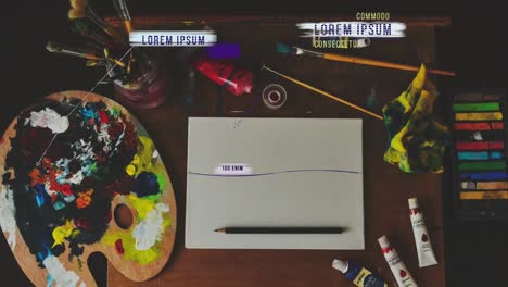 artist's workspace