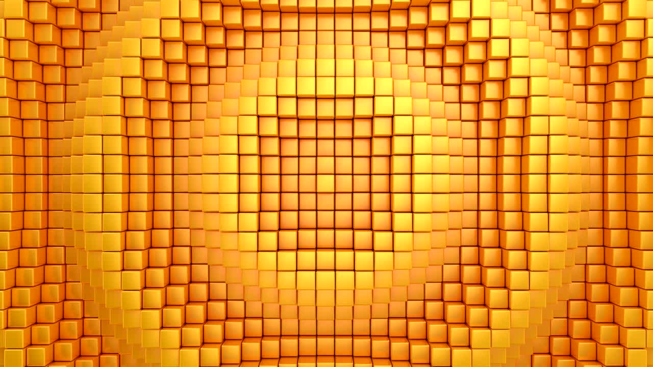 las cajas forman una onda