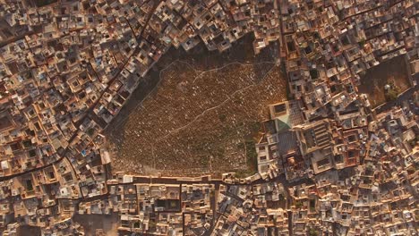 AERIAL:-Old-medina-in-Marrakech