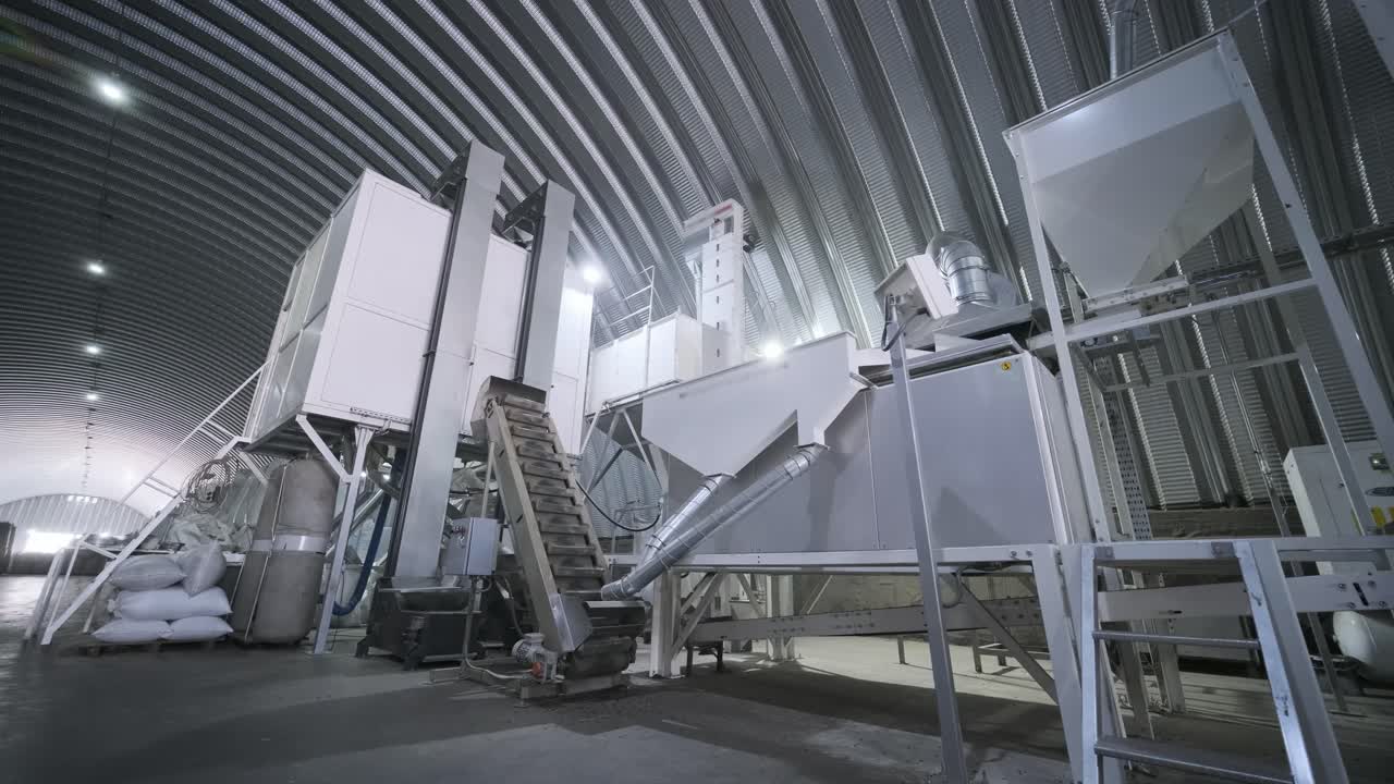 Seed production, seed cleaning line