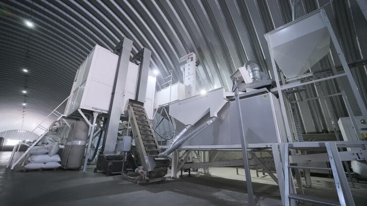 Seed production, seed cleaning line