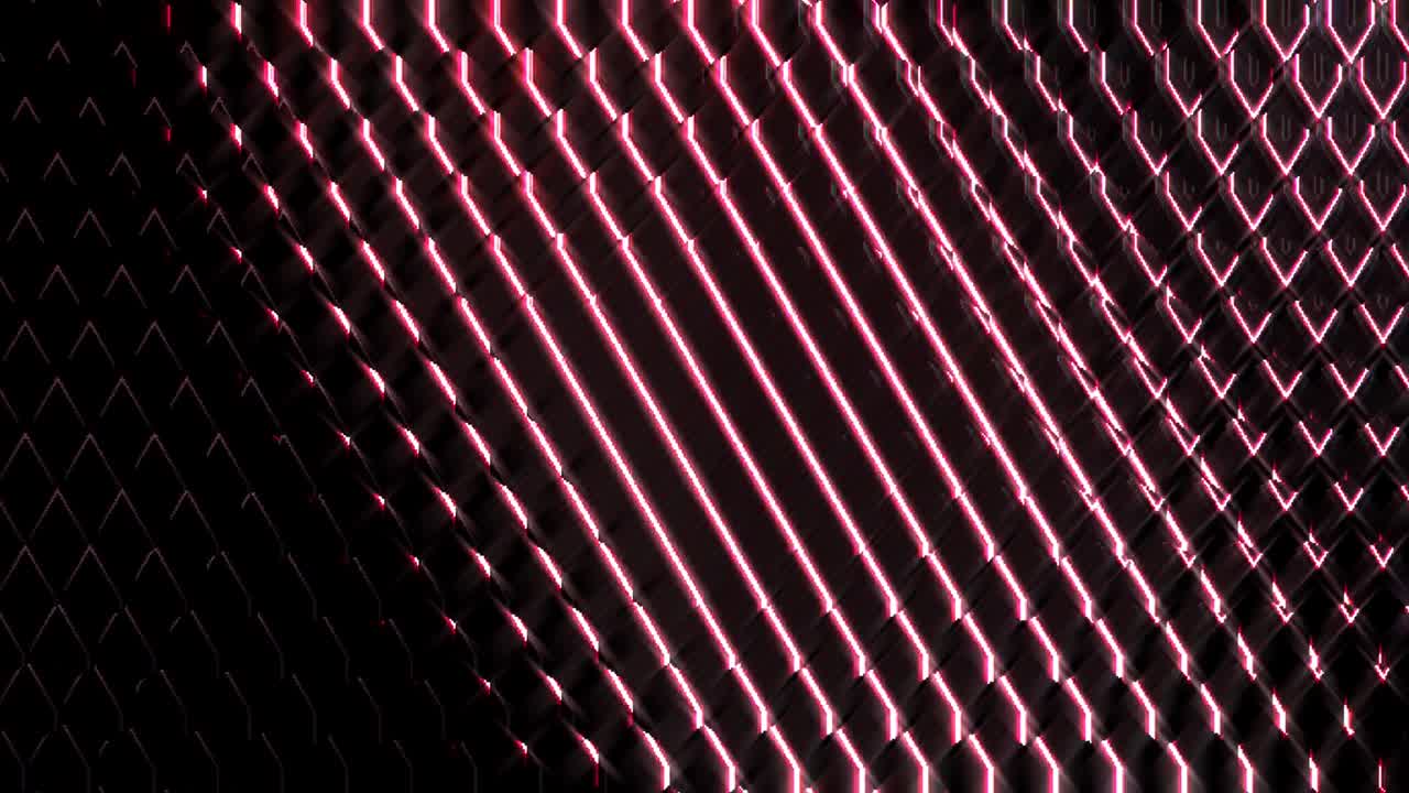 Beautiful video Lines of abstract backgrounds in multicolor textures. With red color reflection.