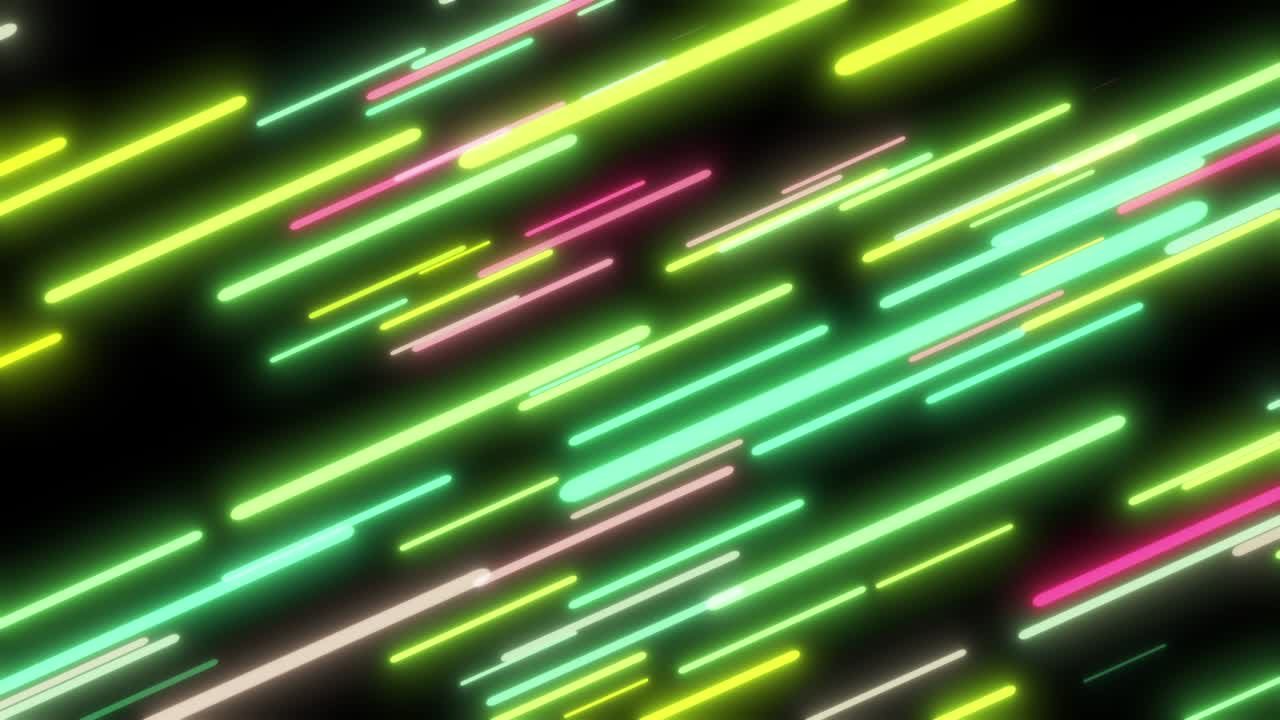 luces de neón voladoras coloridas fondo abstracto