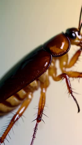 close-up of a cockroach
