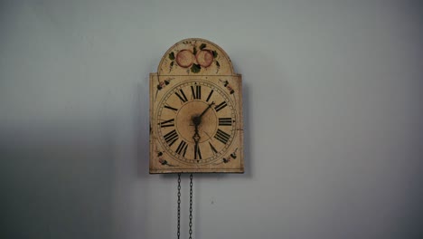 antique wall clock with roman numerals in josip broz tito museum