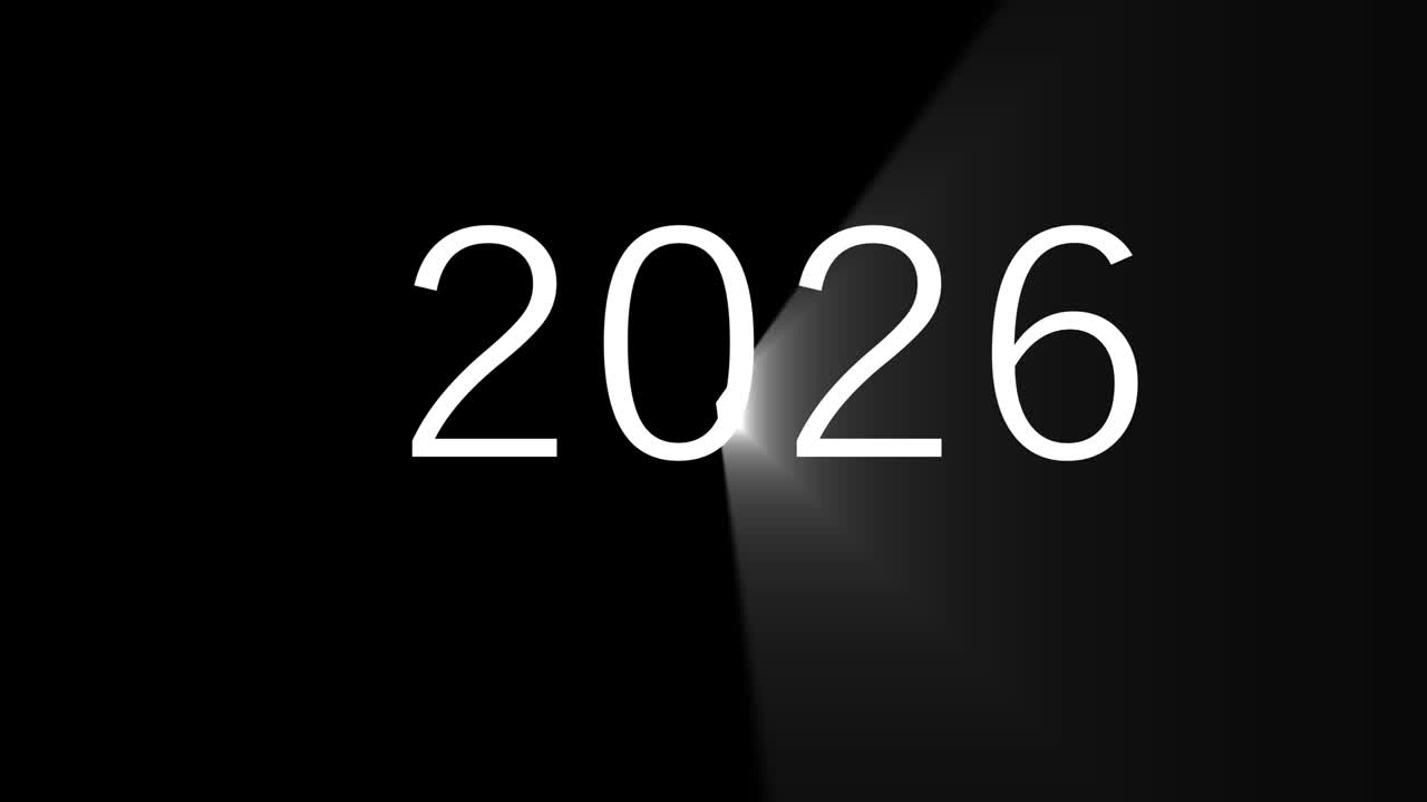2026 animación de texto gráficos de movimiento