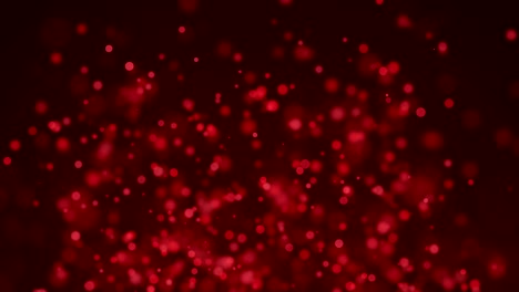 círculo de fondo de movimiento bokeh abstracto rojo