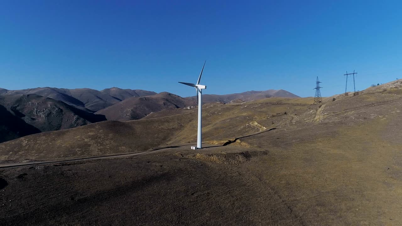 풍력 풍력 공장 생산 에너지