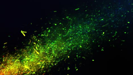 Abstract-green-Magic-Particles-Background---Seamless-Loop