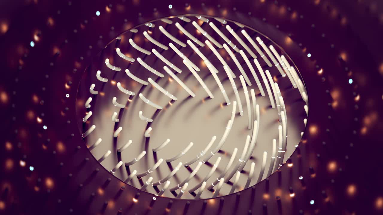 ingeniería digital de alta tecnología renderización 3d animación de bucle sin costuras