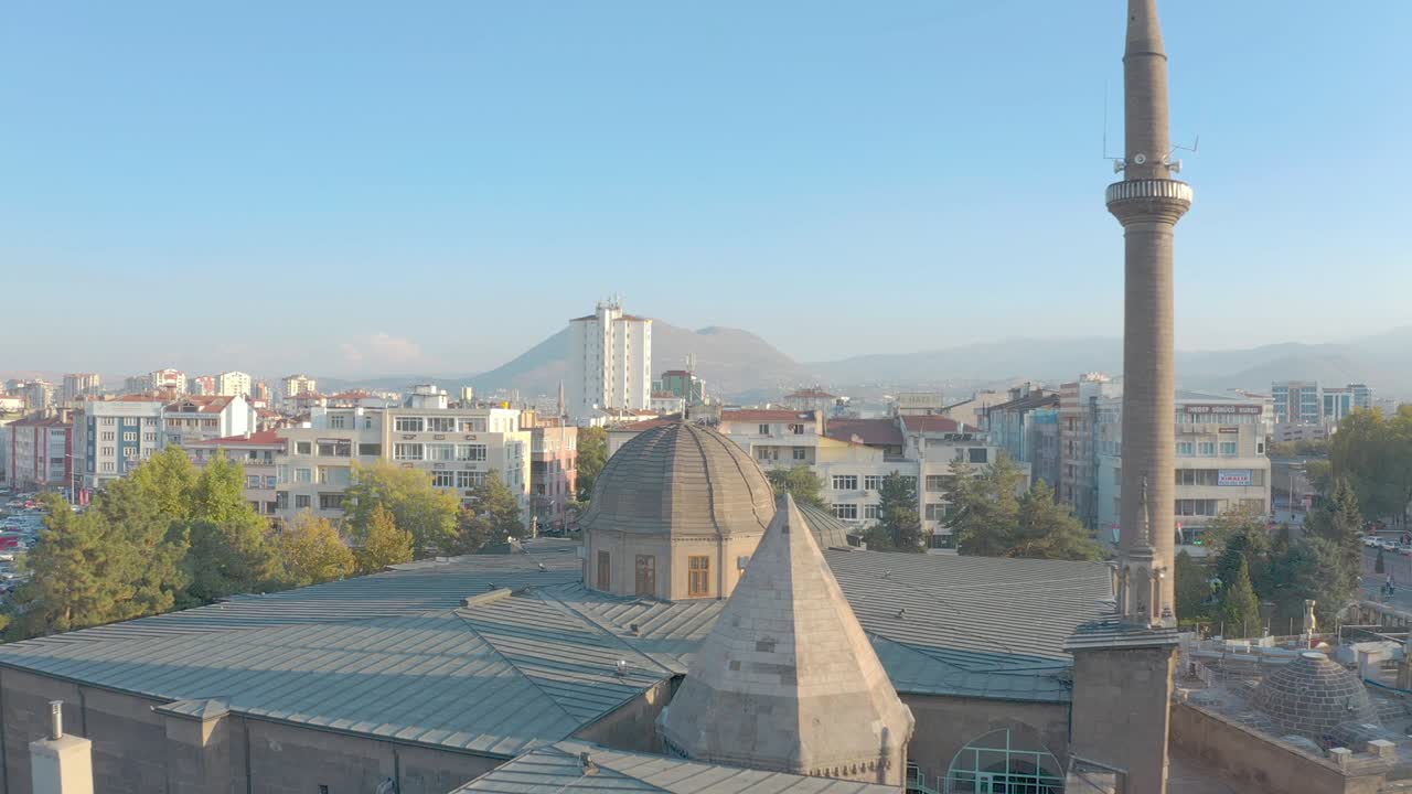 Veduta aerea della Moschea Hunat Hatun a Kayseri