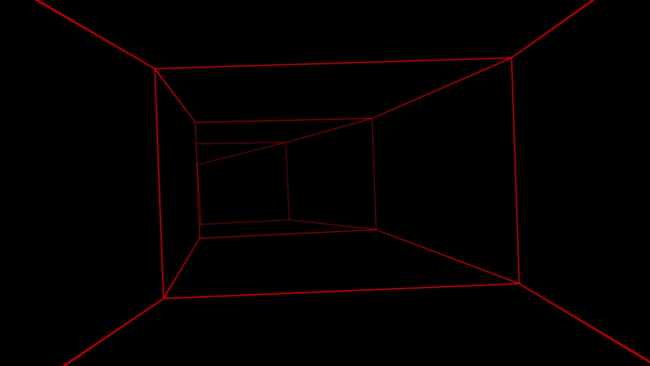 túnel líneas rojas capaces de buclear sin problemas 4k