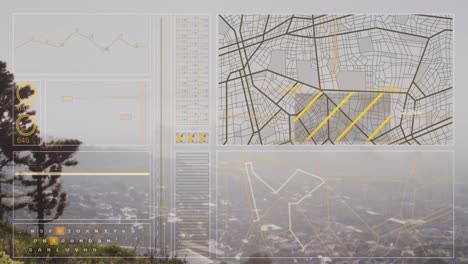 Abschlussformeln-Und-Datenverarbeitung-Vor-Mathematischen-Gleichungen-Auf-Grauem-Hintergrund