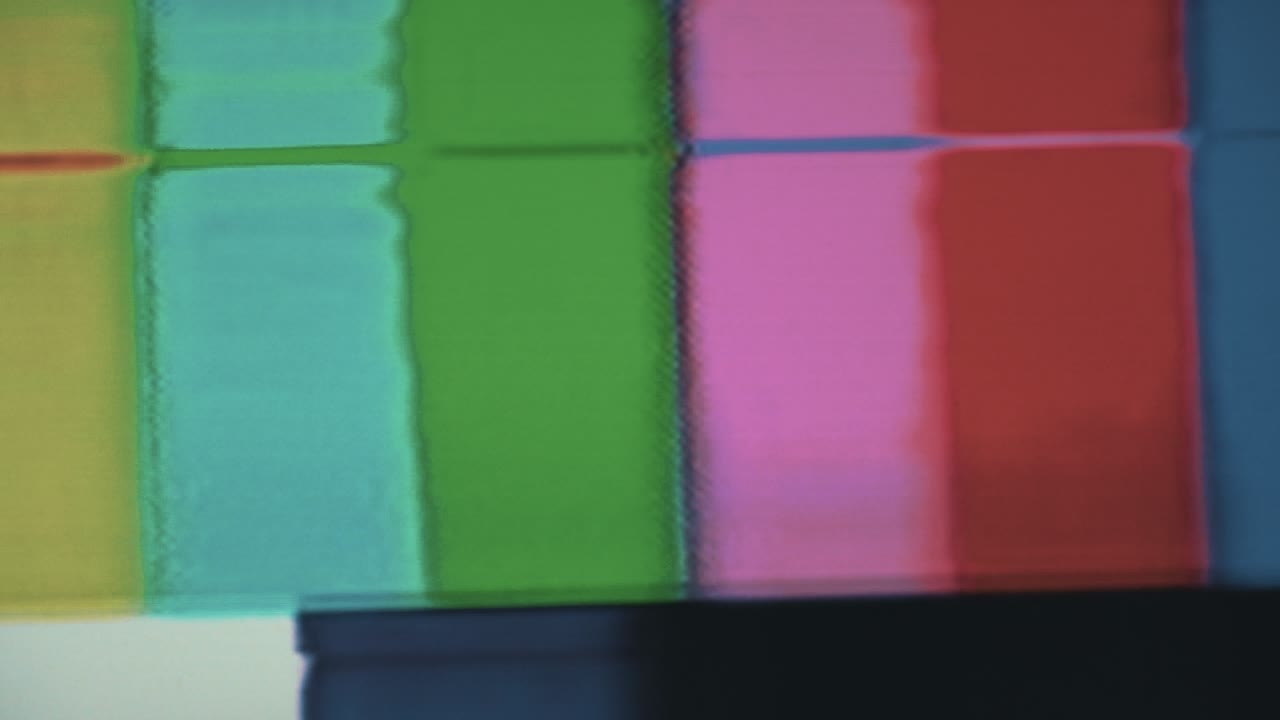 신호가 없는 tv 소음