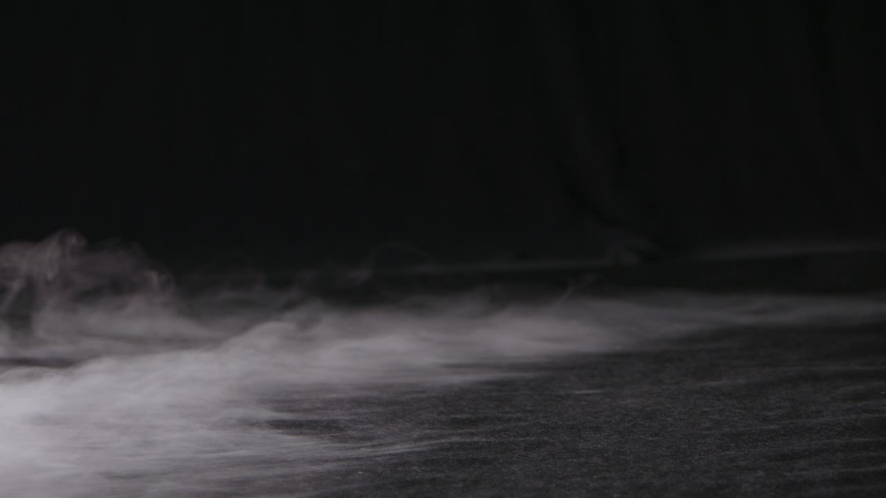 현실적인 건조 얼음 연기 구름 안개