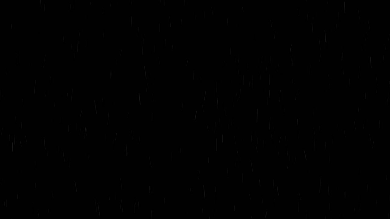 lluvia en un fondo oscuro