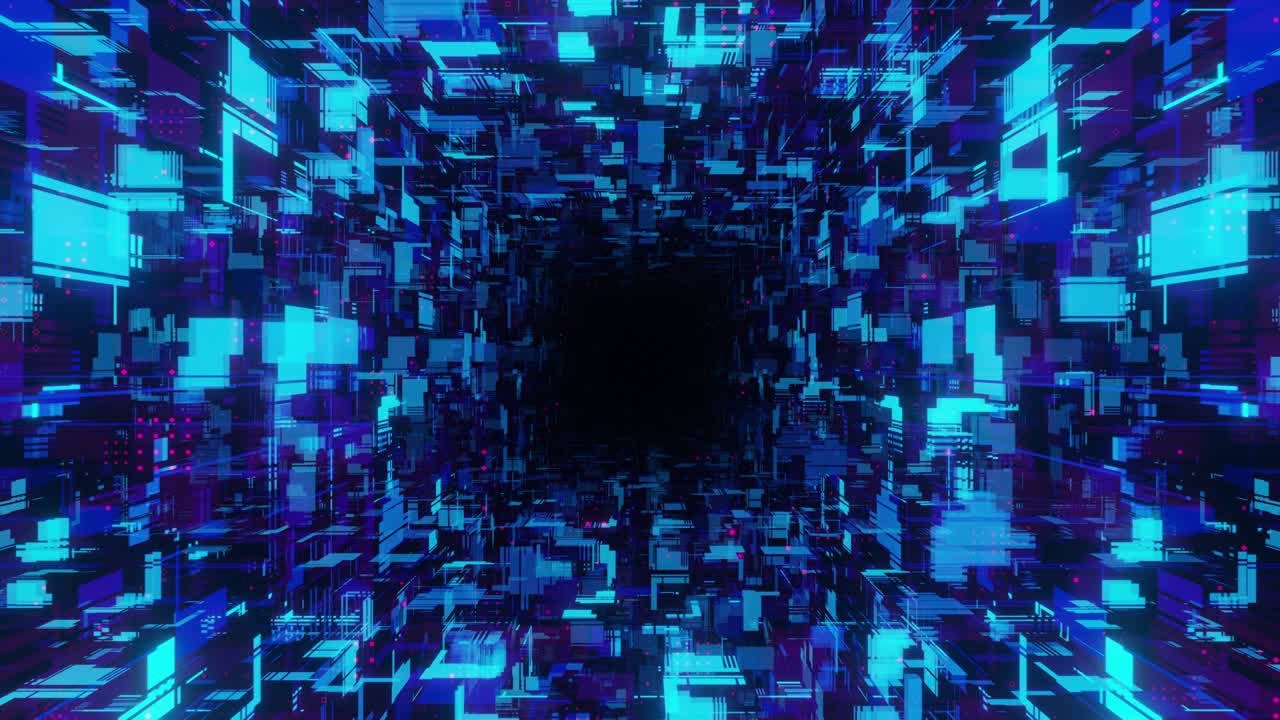 antecedentes de tecnología loopable de ciencia ficción abstracta