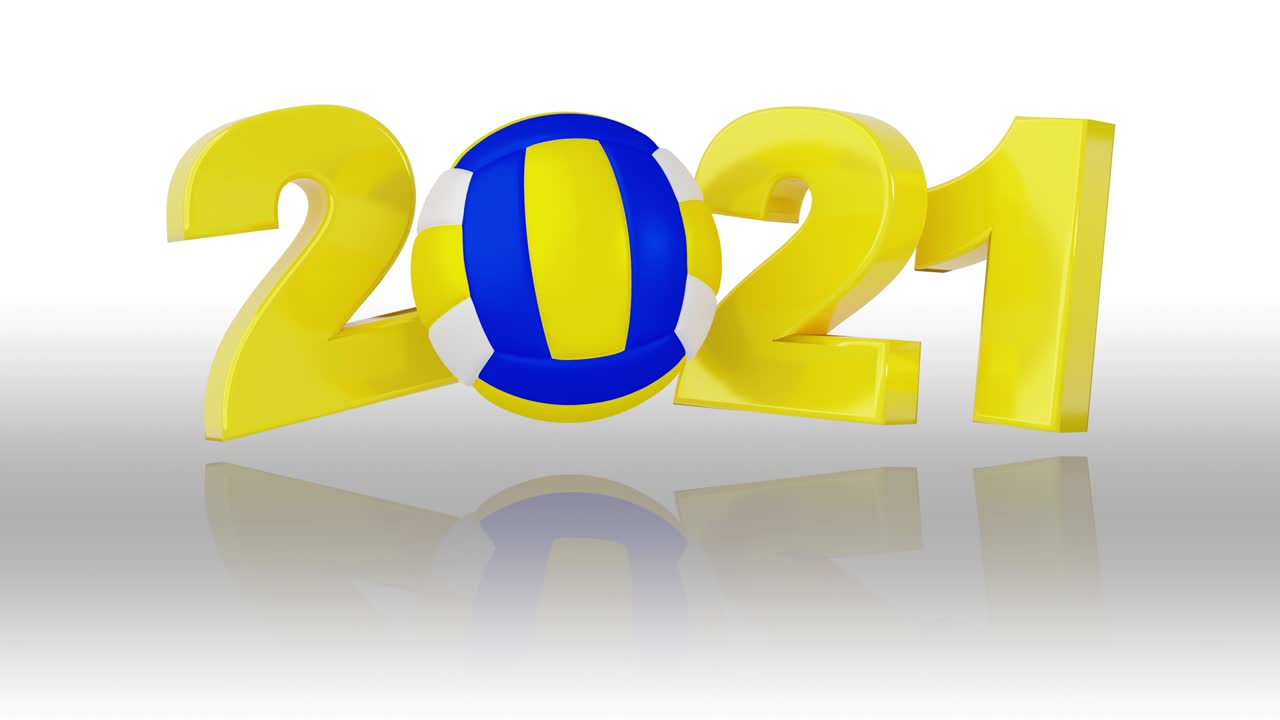 비치 볼리볼 2021 디자인: 백색에 무한 회전