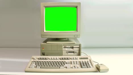 retro vieja computadora vintage pc interesado en comprar uno real visite www