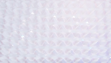 stylish creative abstract white low poly background in 4k. abstract waves move on glossy surface in loop. smooth soft seamless animation. simple minimalistic geometric bg.