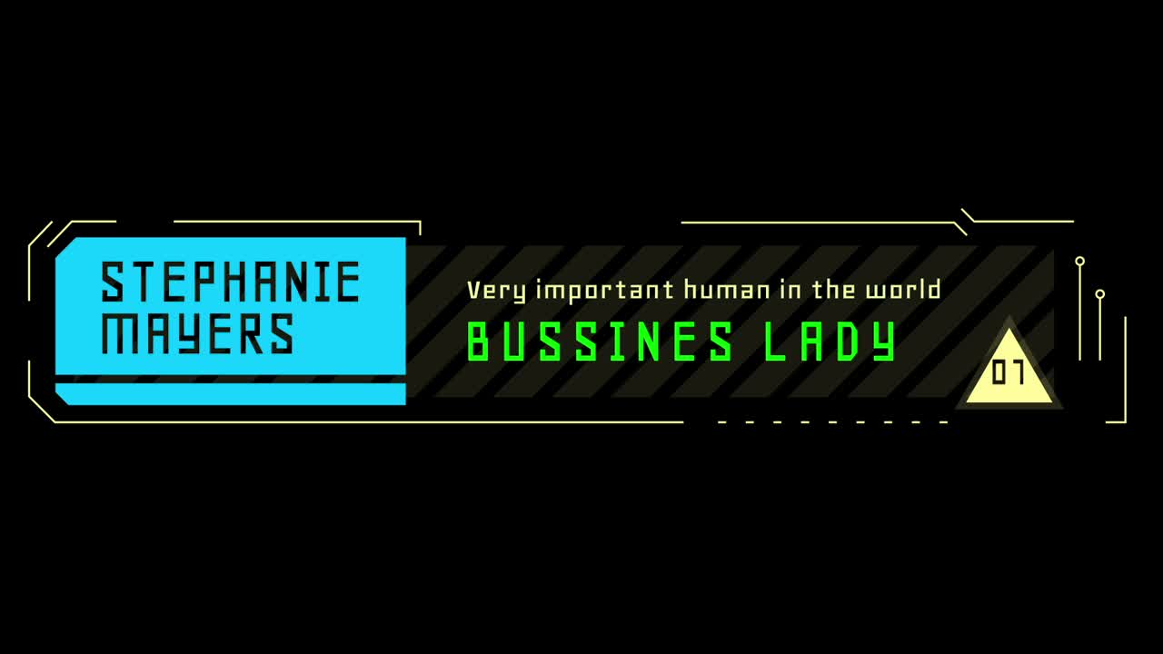 Cyberpunk Lower Thirds
