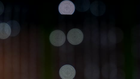 efecto de luces bokeh