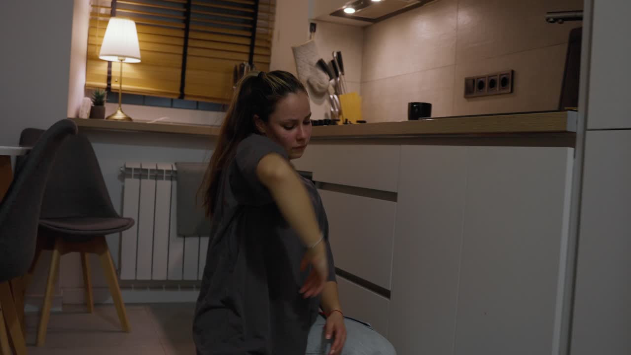 부에 있는 여자