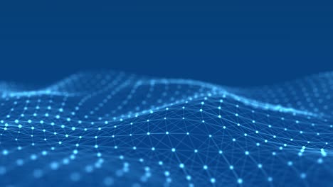 the structure of the network connection of points and lines. data technology. digital background. 3d rendering. seamless loop.