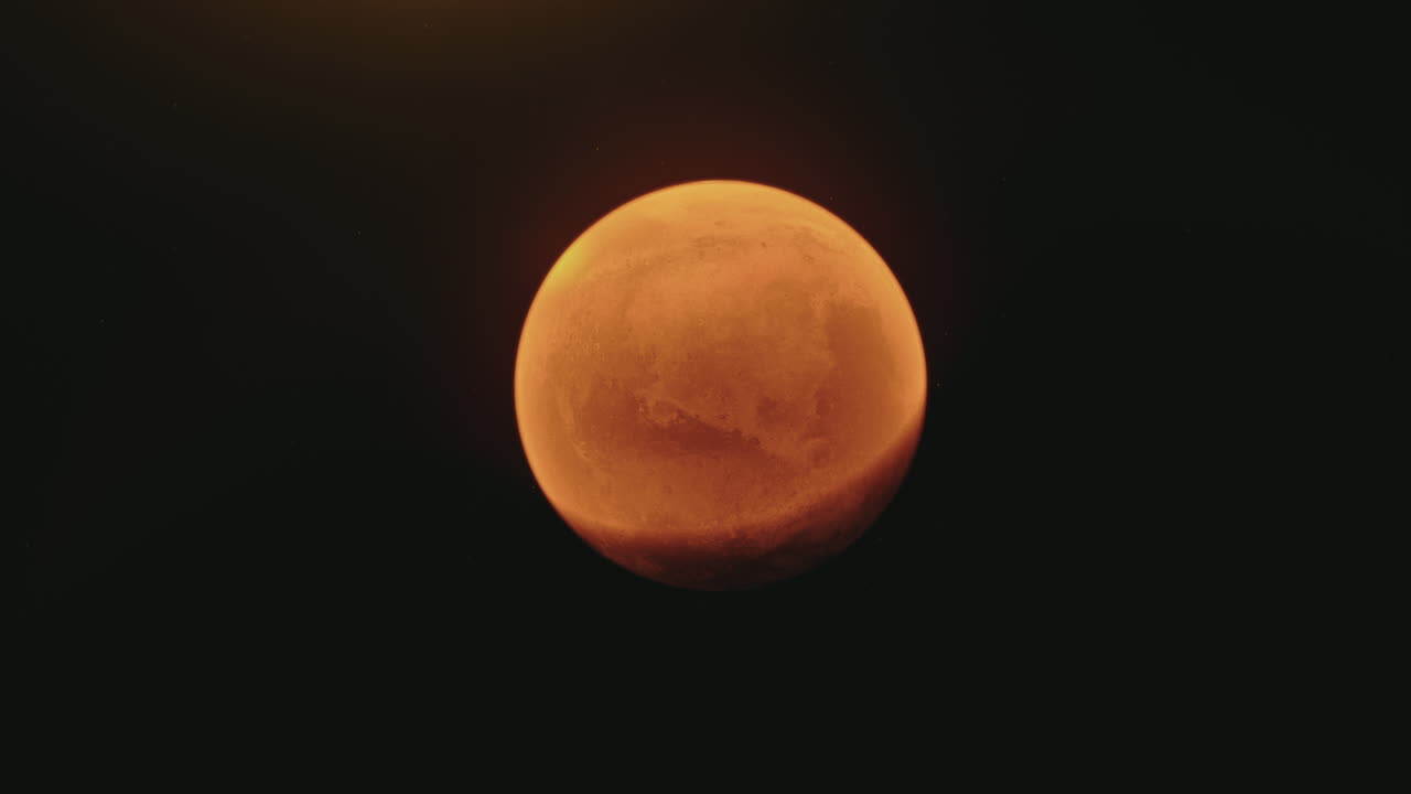 Planet Mars vieved from Space