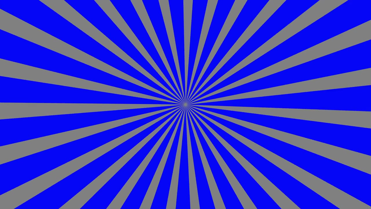 Seamless Loop of Distorting Blue and Gray Radial Lines