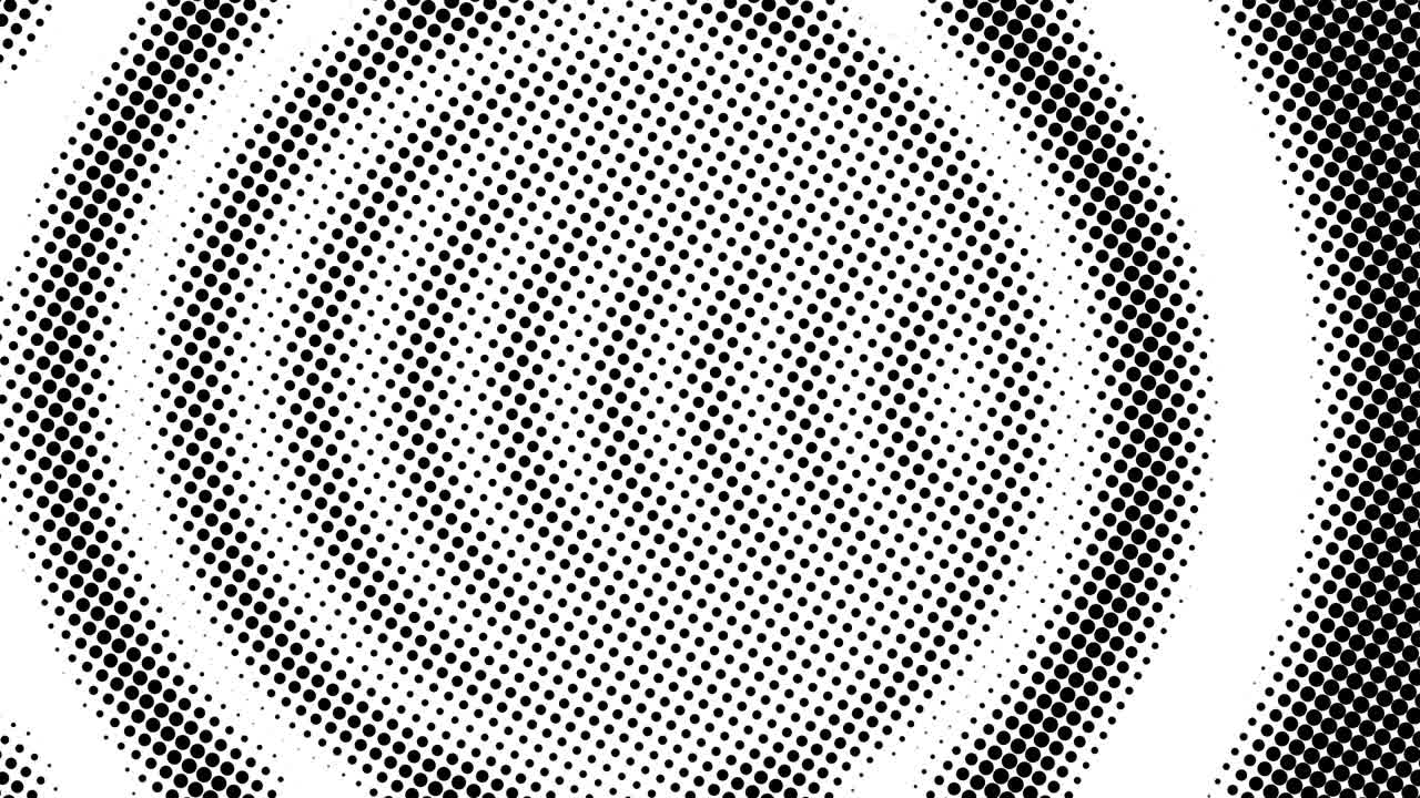 Half tone of many dots, computer generated abstract background, 3D render backdrop with optical illusion effect