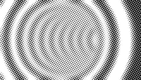 halve toon van veel punten, computer gegenereerde abstracte achtergrond, 3d-rendering achtergrond met optische illusie-effect