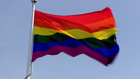 la bandera del orgullo gay lgbt es un arco iris