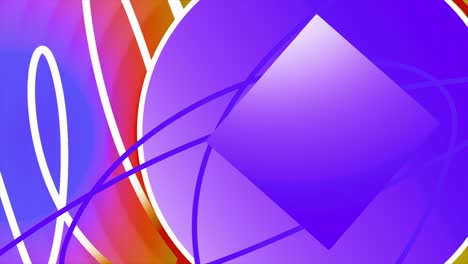 abstract geometric shapes in vibrant colors