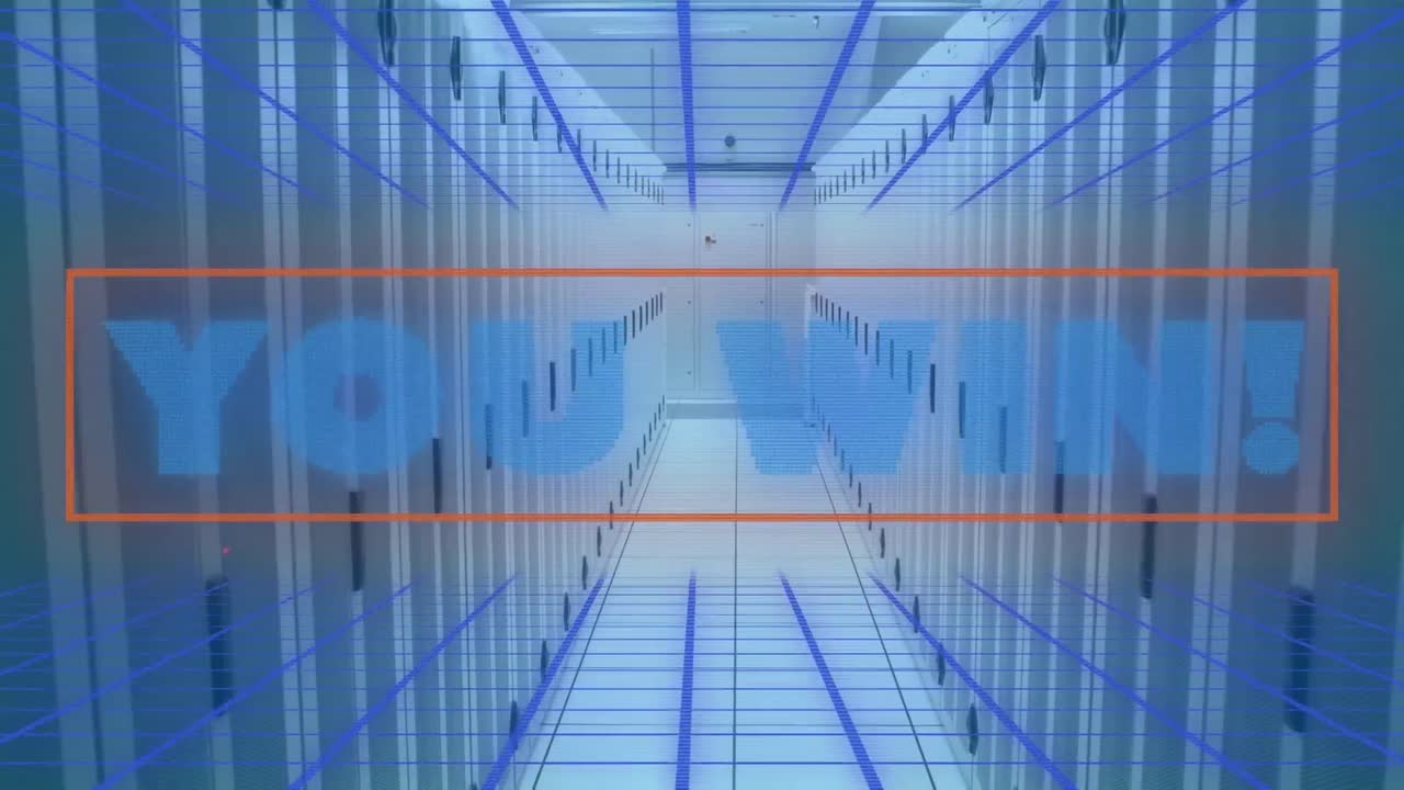 서버  위에 선으로 텍스트를 이기는 애니메이션