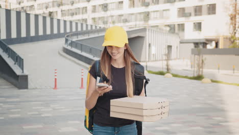 pizza delivery in the city