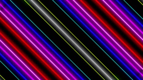 neon line illumination animation motion graphics