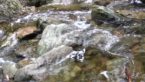 一条优雅的水流,岩石被雕刻了数百万年