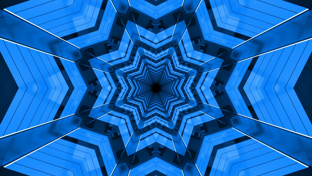 túnel de fondo digital abstracto en 4k