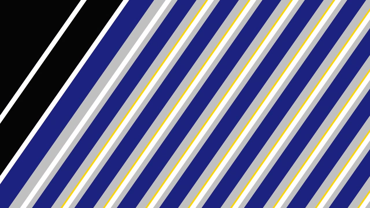 Abstract Background with Moving Diagonal Stripes in Blue, Grey, and Yellow