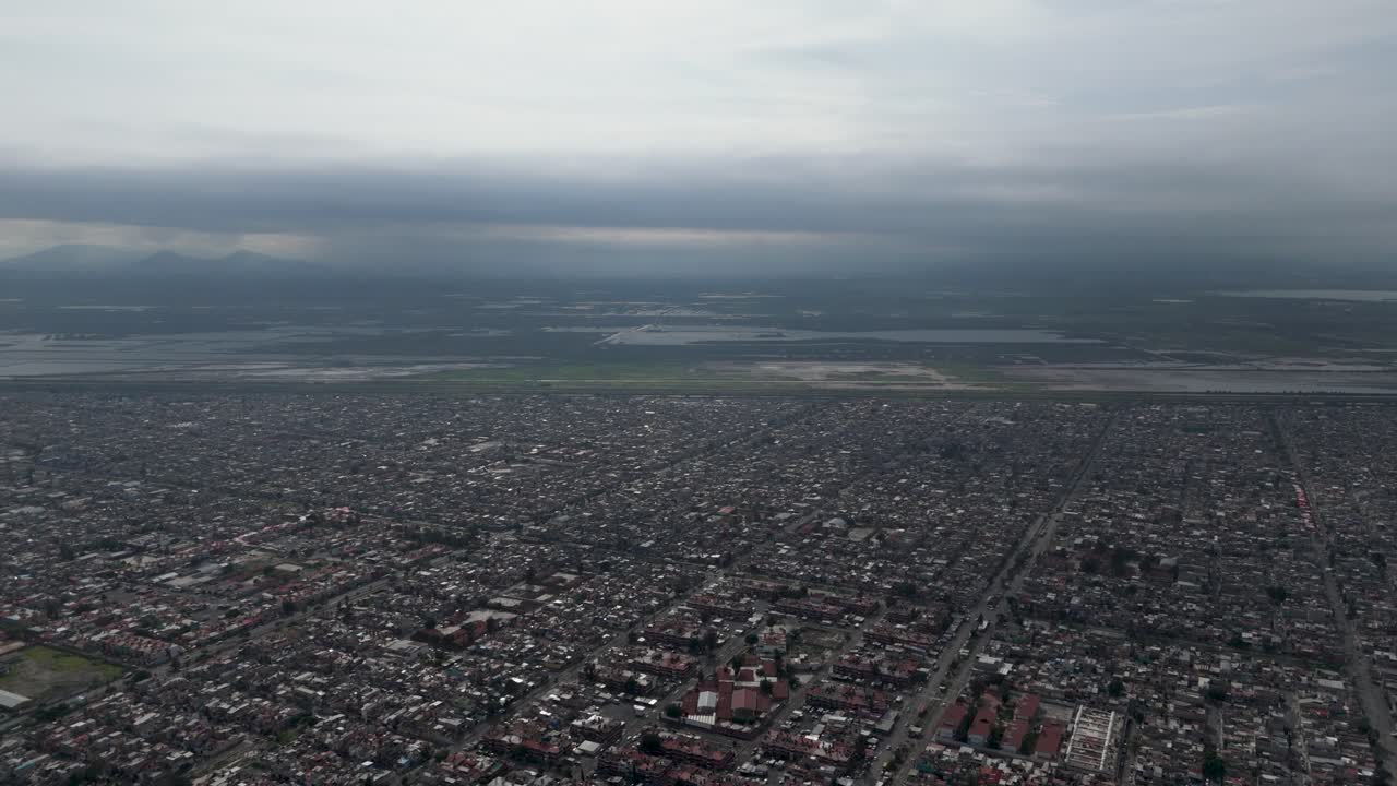 An Aerial View of Lake Texcoco's Conservation Zone