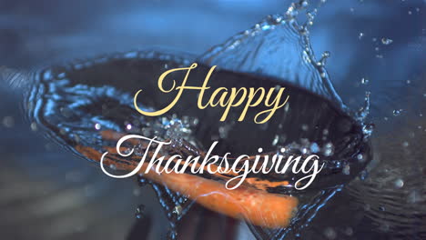 Fröhliche-Thanksgiving-Textanimation-Mit-Wasserspritzer-Hintergrund,-Festlich-Und-Lebendig