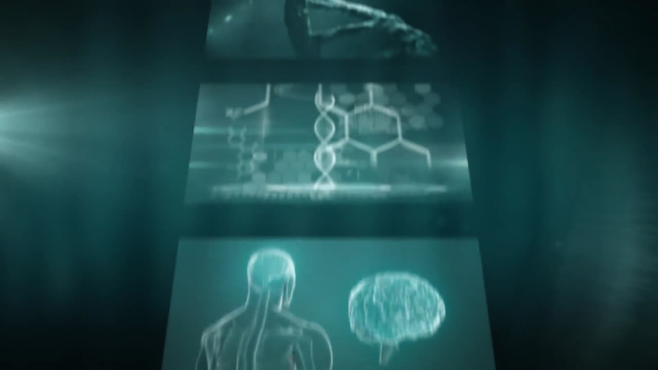 vídeo generado digitalmente del procesamiento de datos médicos