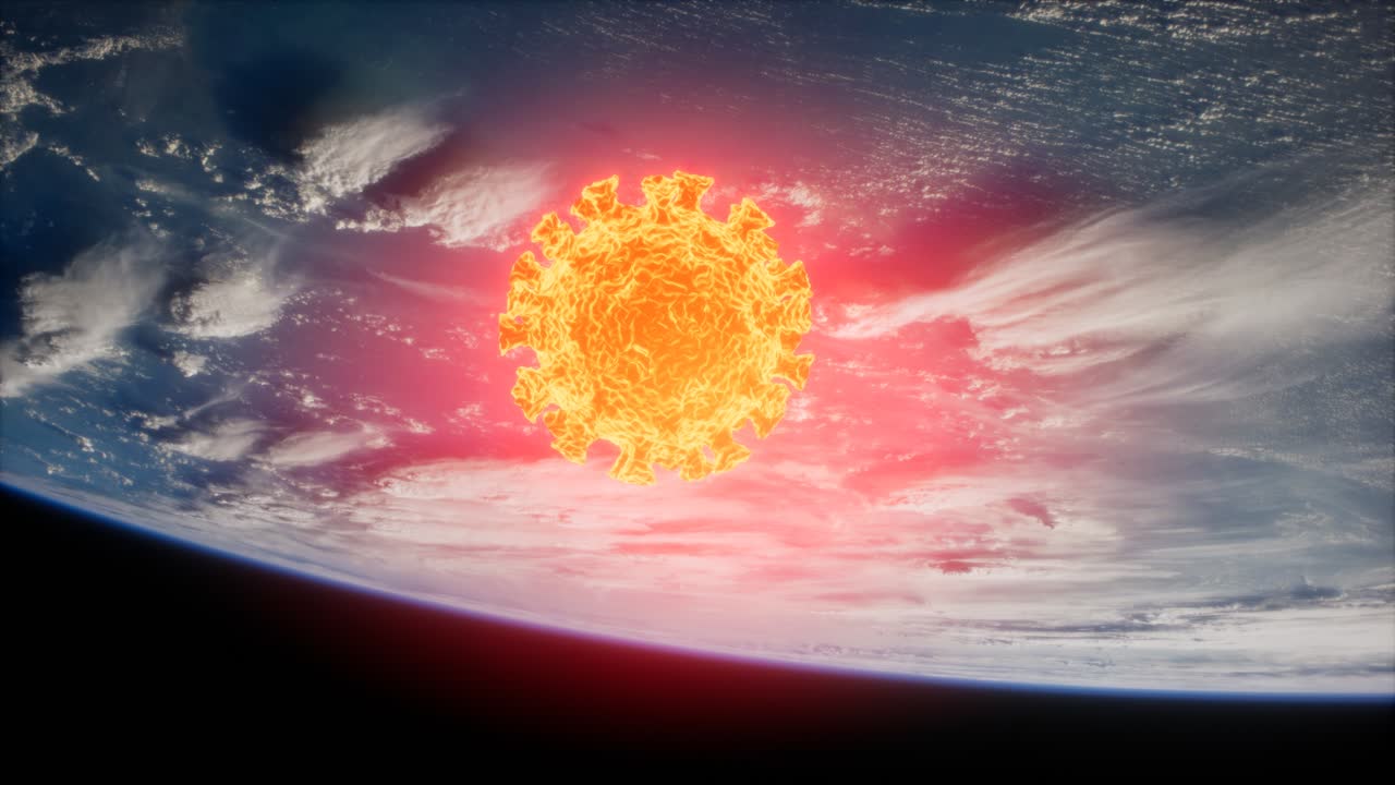 coronavirus covid-19 en la órbita de la tierra