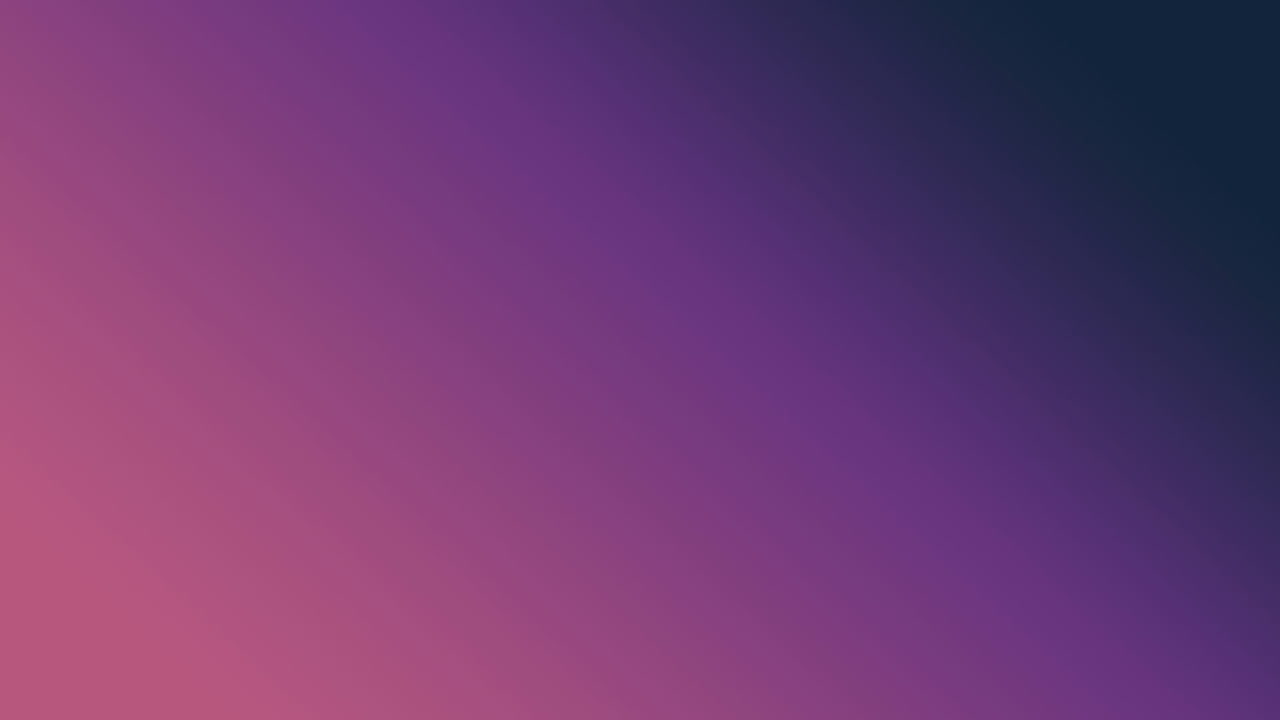 animación de esferas azules sobre un fondo violeta