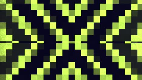 Motion-gradient-green-small-pixels-in-8-bit-of-architecture