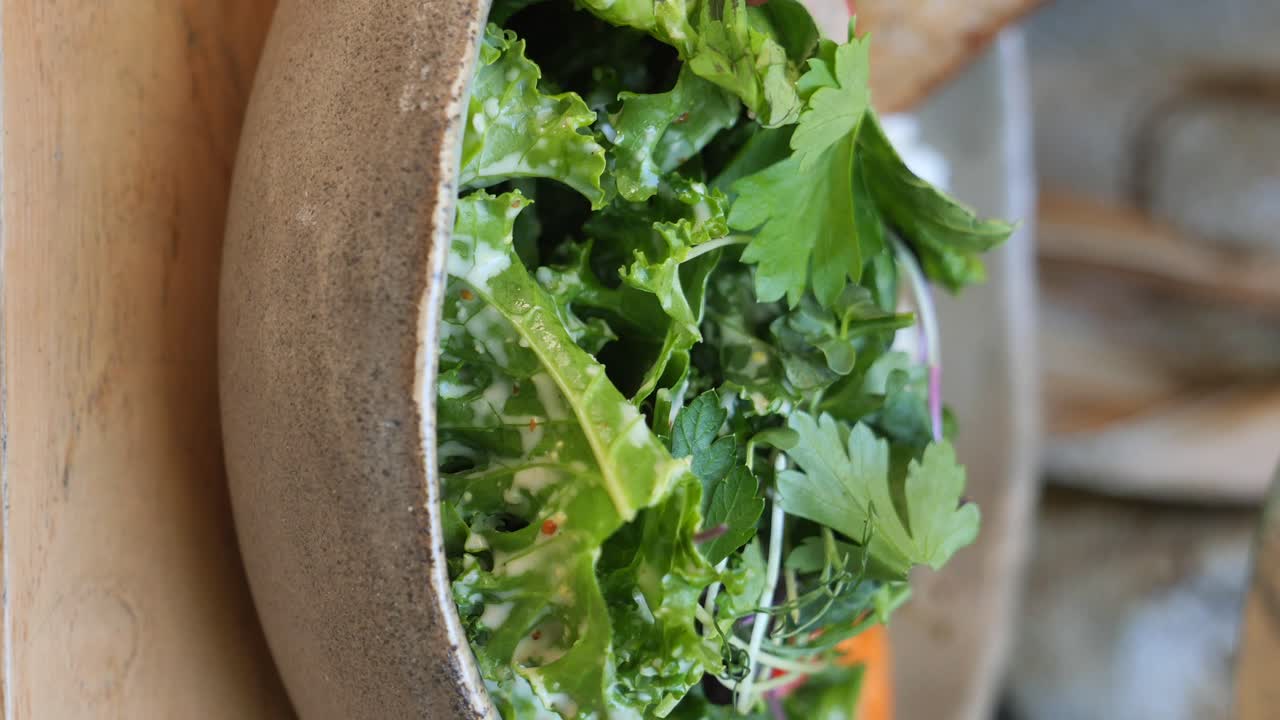 Bowl of Fresh Green Salad