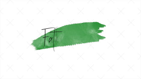 animatie intro tekst vaderdag op groene mode en penseelachtergrond 3