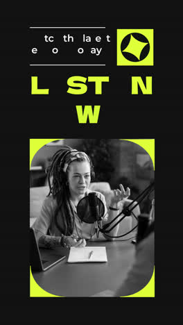 podcast promotion graphic design