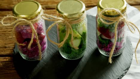 vegetables kept in jars 4k